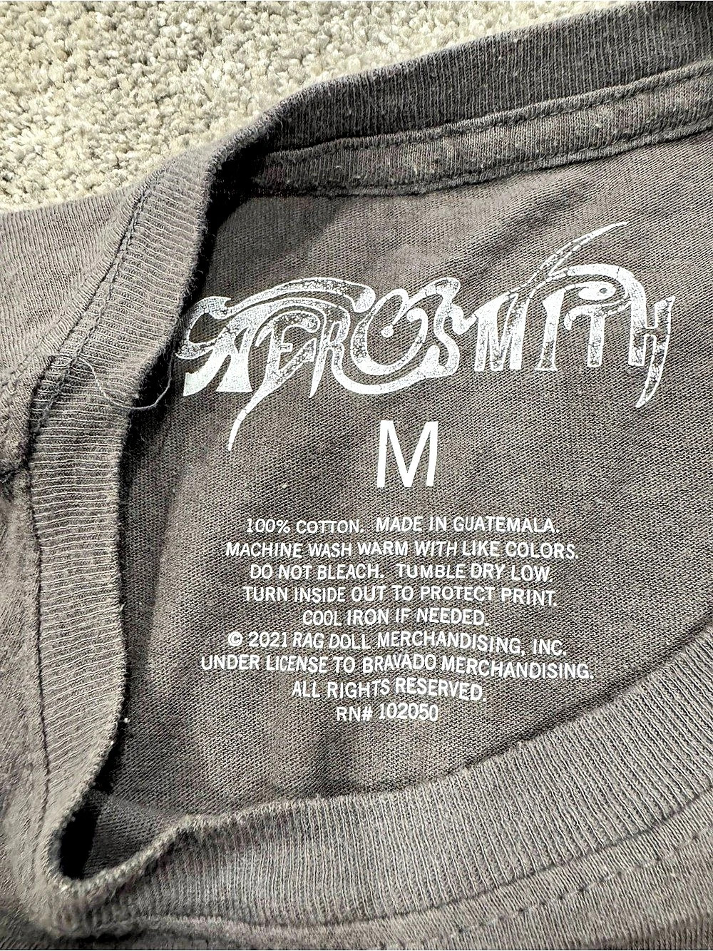 Aerosmith "Get Your Wings" U.S. Tour 1993 Graphic Band Tee Size Medium - Picture 3 of 6